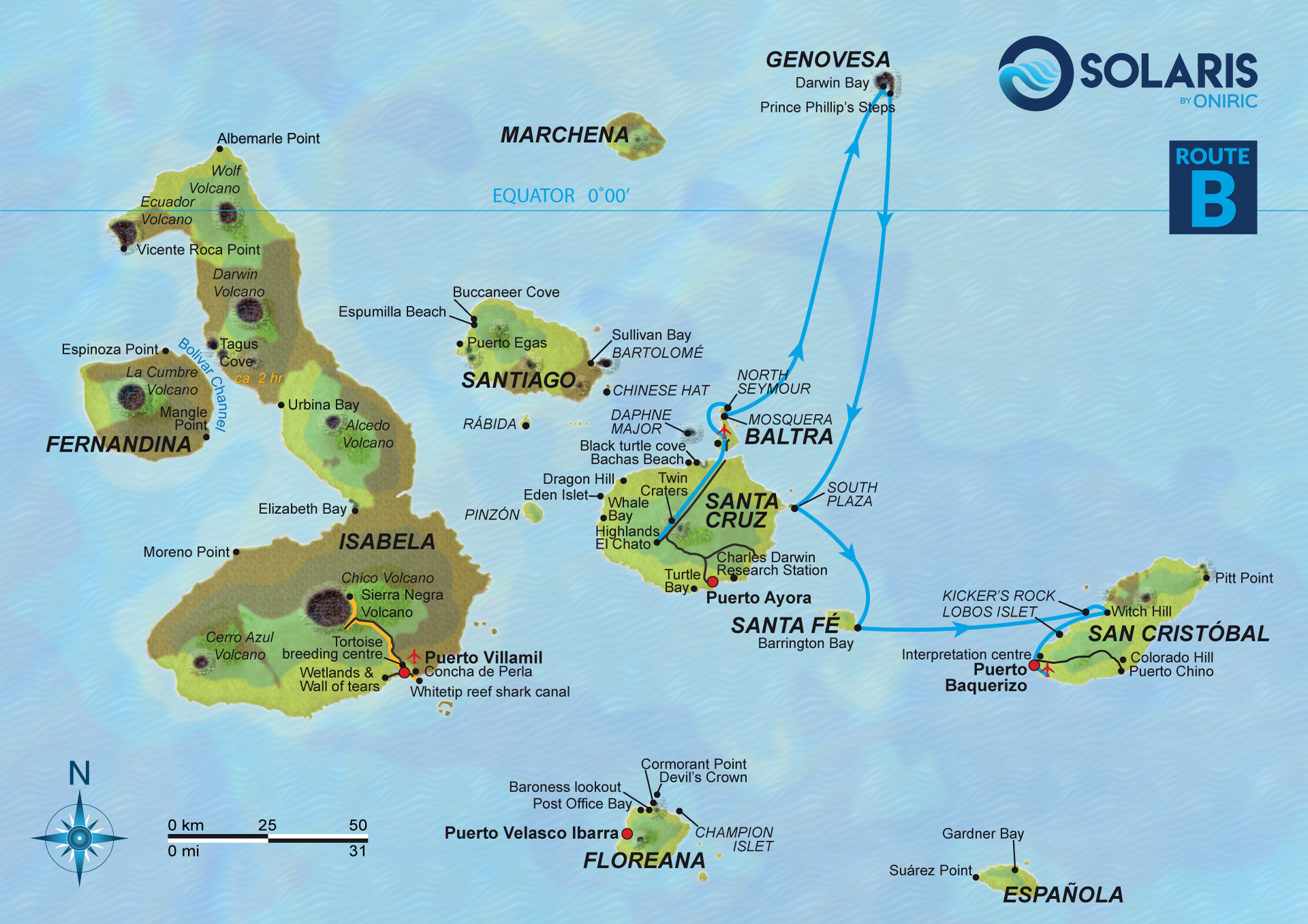 route-B-Galapagos-islands-Solaris